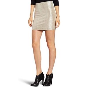 BCBGeneration Metallic Bodycon Mini Skirt